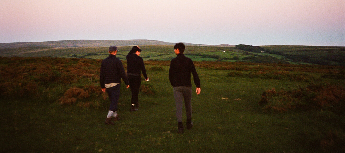 People on the hill