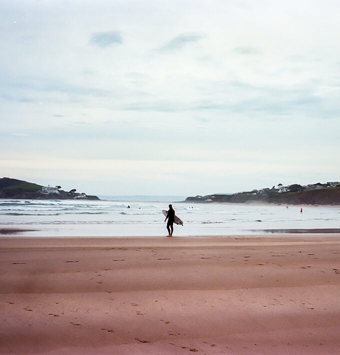 View on the beach